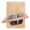 WallMounted Cat Feeding Station With Double Stainless Steel Bowls 3