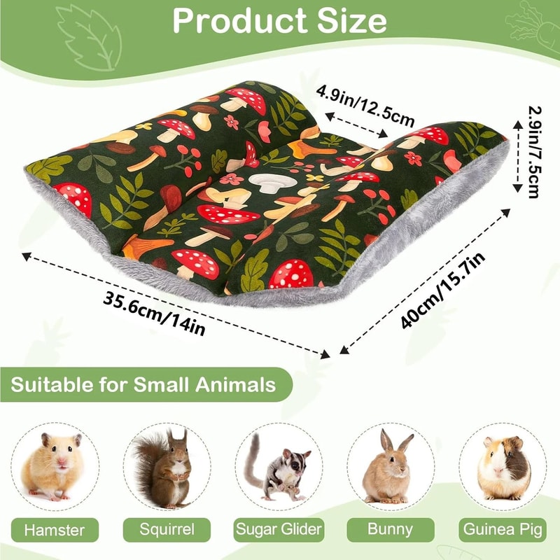 Thickened Soft DoubleSided Bunny Bed Mat 2