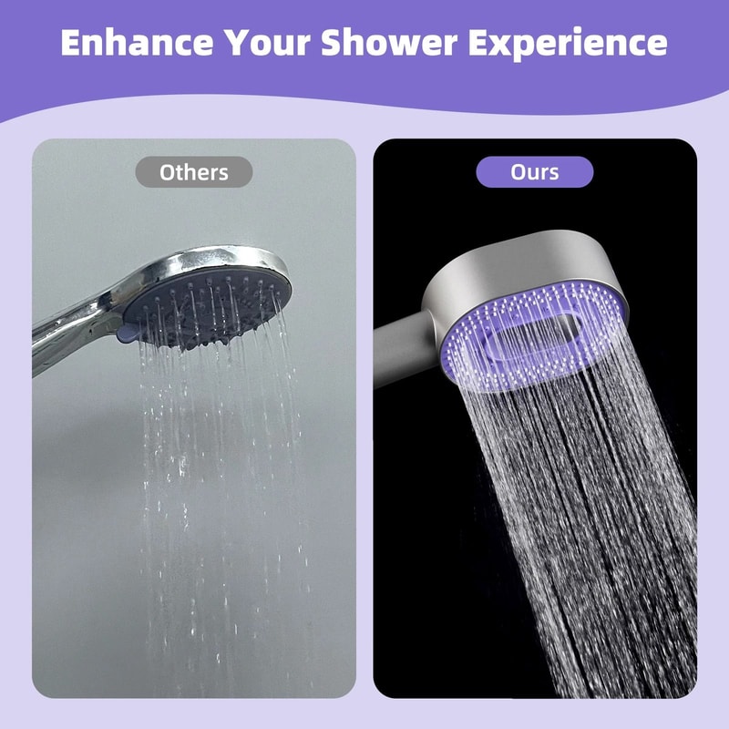 HighPressure 3Spray Combo Shower Head With Handheld 2