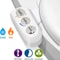Mechanical Bidet Toilet Attachment With Hot And Cold Water 7