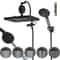 Upgraded Dual Filtered Rainfall And Handheld Shower Combo 8