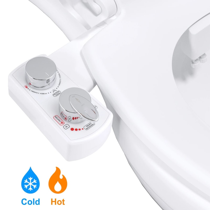 Adjustable Hot And Cold Dual Nozzle Bidet Attachment 7