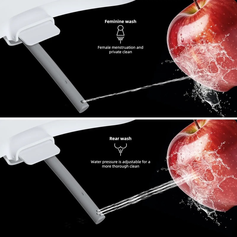 Elongated Bidet Toilet Seat With SlowClose Technology 3