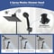 10 In Metal Rainfall Shower Head With Handheld Spray Combo 1