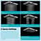 13 In HighPressure Rainfall Shower Head With Extension Arm 2