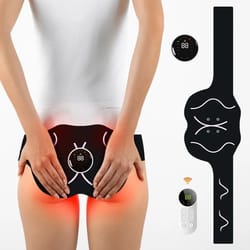 ems electric hip trainer with remote control and heating massager