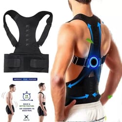 adjustable back and waist posture corrector brace
