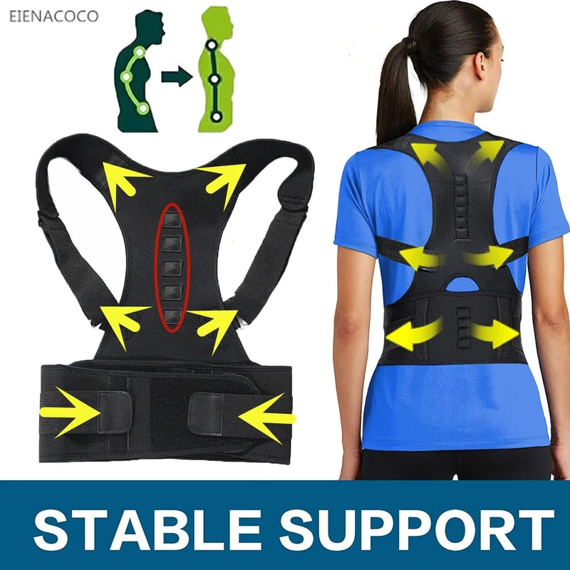 Adjustable Back And Waist Posture Corrector Brace 5