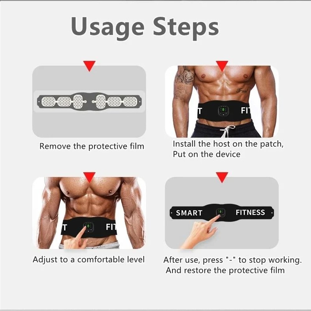 Advanced EMS Abdominal Muscle Stimulator Belt 5