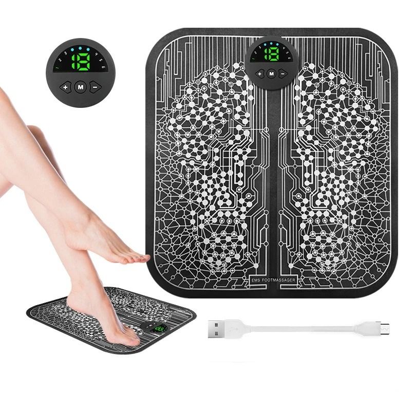 Rechargeable EMS Foot Massager Pad For Muscle Relaxation 0