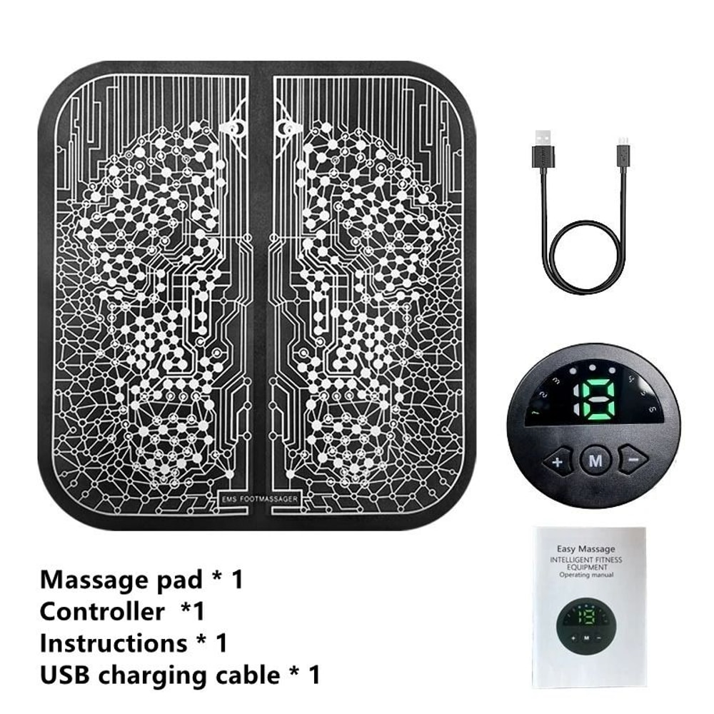 Rechargeable EMS Foot Massager Pad For Muscle Relaxation 6