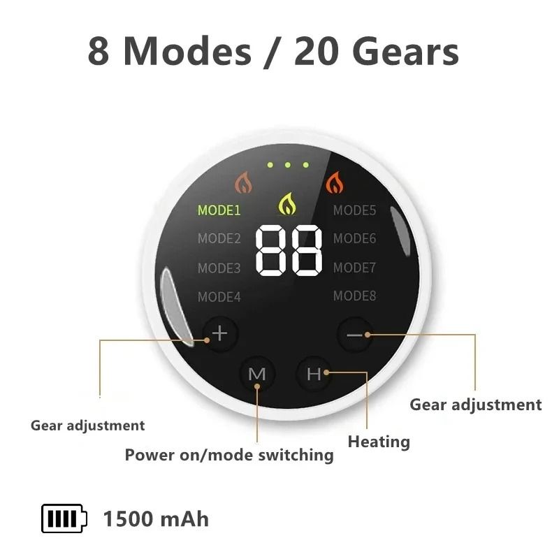 3in1 Heated Vibration Massager For Knee Shoulder And Elbow 4