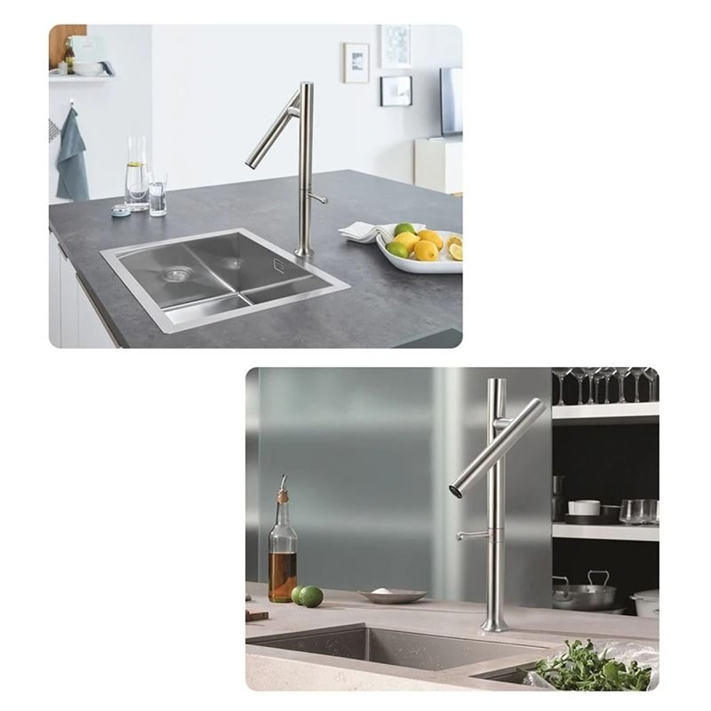 304 Stainless Steel Folding Kitchen Sink Faucet 6
