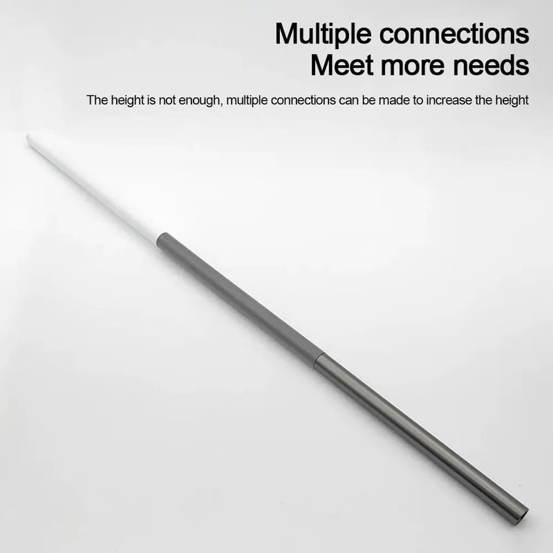 Stainless Steel Shower Head Extension Pipe For Extra Height 1