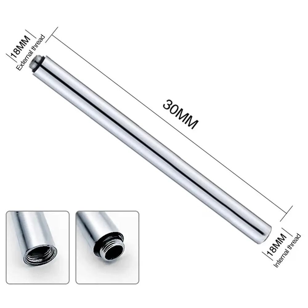 Stainless Steel Shower Head Extension Pipe For Extra Height 5