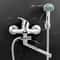 Wall Mounted Dual Spout Bathtub Faucet And Shower Mixer 3