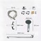 Wall Mounted Dual Spout Bathtub Faucet And Shower Mixer 5