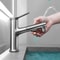 Modern Pull Out Bathroom Sink Faucet With Dual Mode Sprayer 0