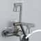 Stainless Steel 4 Mode Wall Mounted Kitchen Faucet 4