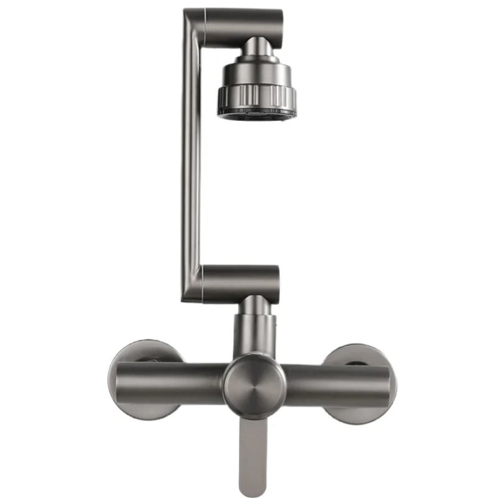 Stainless Steel 4 Mode Wall Mounted Kitchen Faucet 8