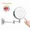 Double Sided Wall Mounted Magnifying Makeup Mirror 8