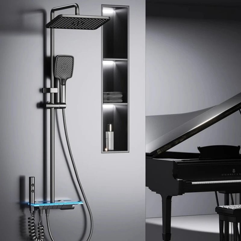 Luxury Digital Display Shower System With Ambient Lighting And Piano Keys 3