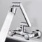 Wall Mounted Dual Mode Kitchen Faucet With 360 Degree Swivel 1