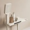 Wall Mounted Waterfall Bathtub Faucet With Handheld Shower Head 7