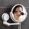 Double Sided Wall Mounted Makeup Mirror With Suction Arm 2