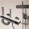 Luxury Digital Temperature Display Shower System With 4 Way Water Outlet 6