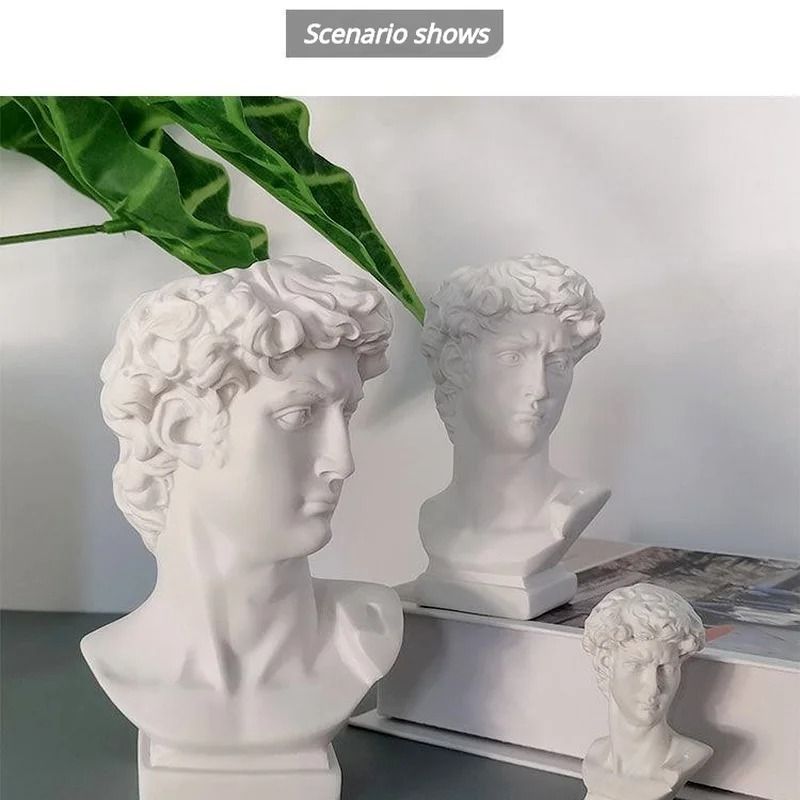 Nordic David Sculpture Vase And Artistic Storage Bucket 2