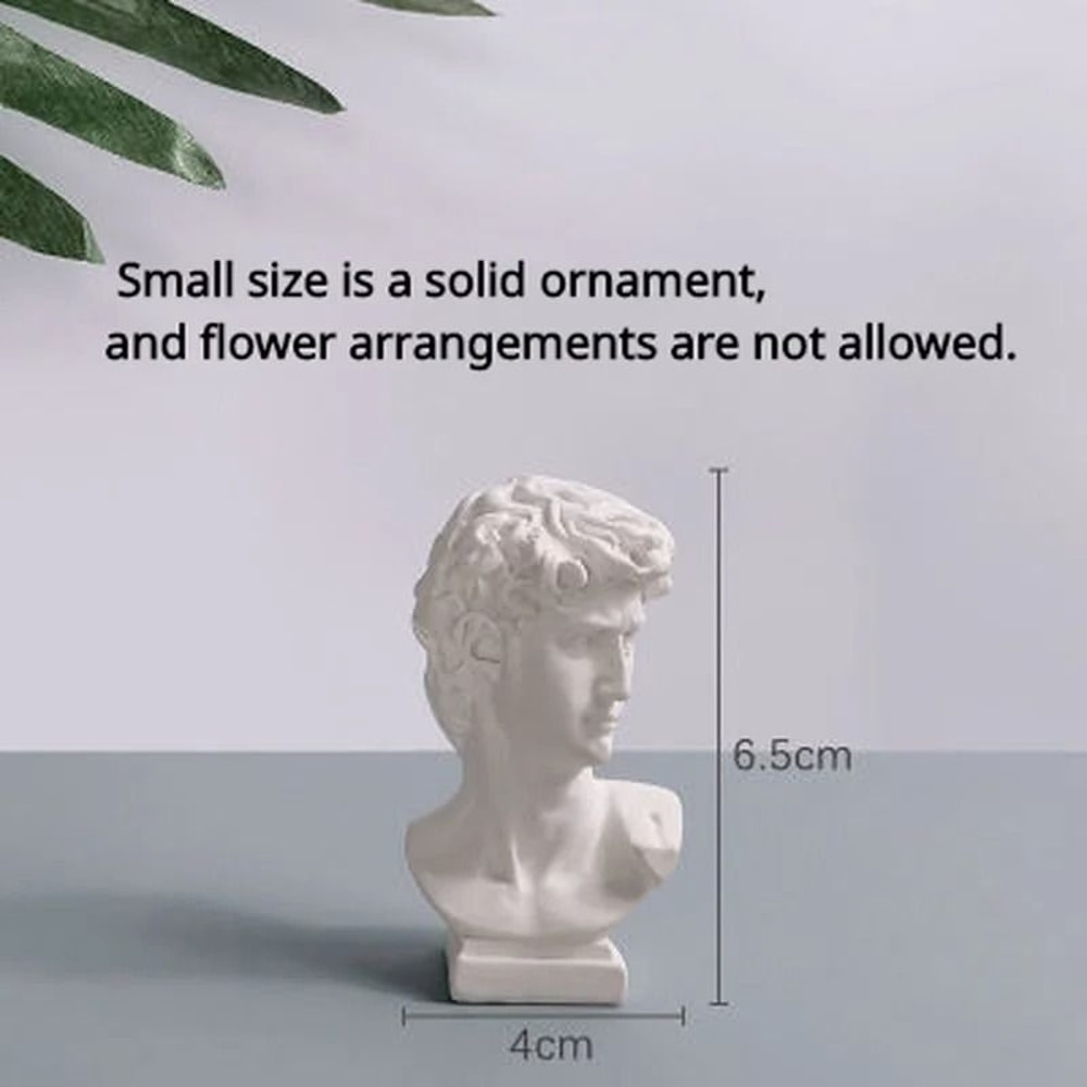 Nordic David Sculpture Vase And Artistic Storage Bucket 6