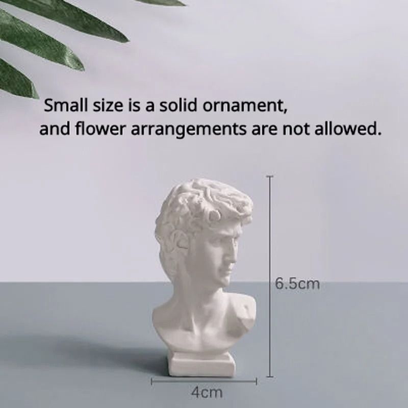 Nordic David Sculpture Vase And Artistic Storage Bucket 6