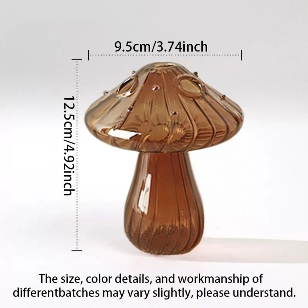 Whimsical Mushroom Glass Hydroponic Vase And Aromatherapy Bottle 5