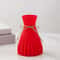 Modern Origami Style Plastic Pleated Flower Vase 10
