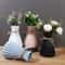 Modern Origami Style Plastic Pleated Flower Vase 2