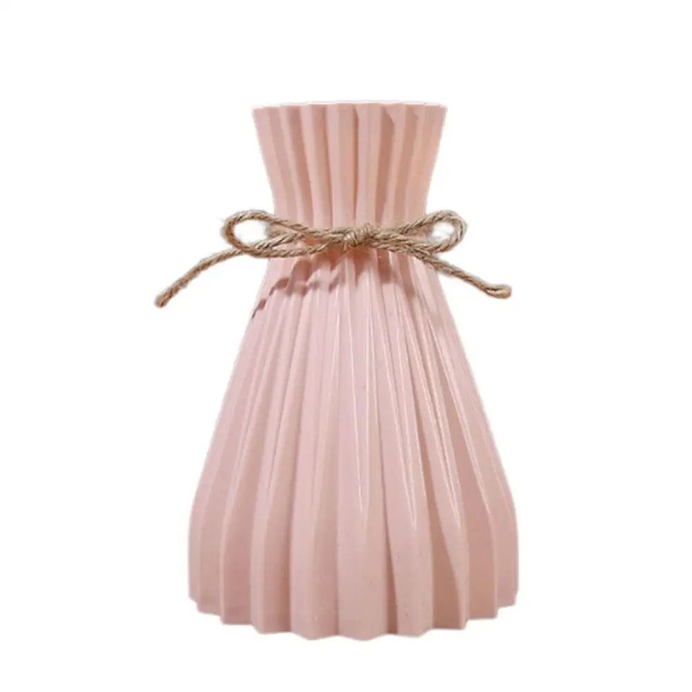 Modern Origami Style Plastic Pleated Flower Vase 7