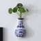 Antique Blue And White Porcelain Wall Hanging Vase 2