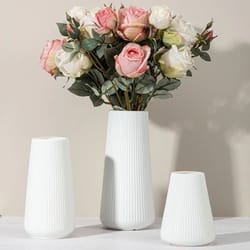 elegant nordic plastic flower vase and creative home decor