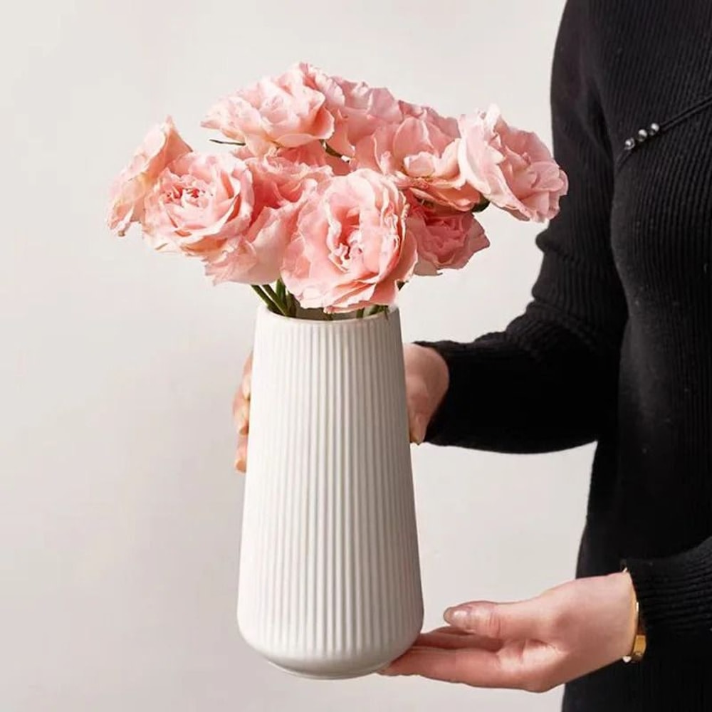 Elegant Nordic Plastic Flower Vase And Creative Home Decor 2