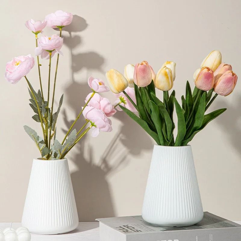 Elegant Nordic Plastic Flower Vase And Creative Home Decor 4