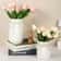 Bow Design Modern Nordic Decorative Plastic Vase 1