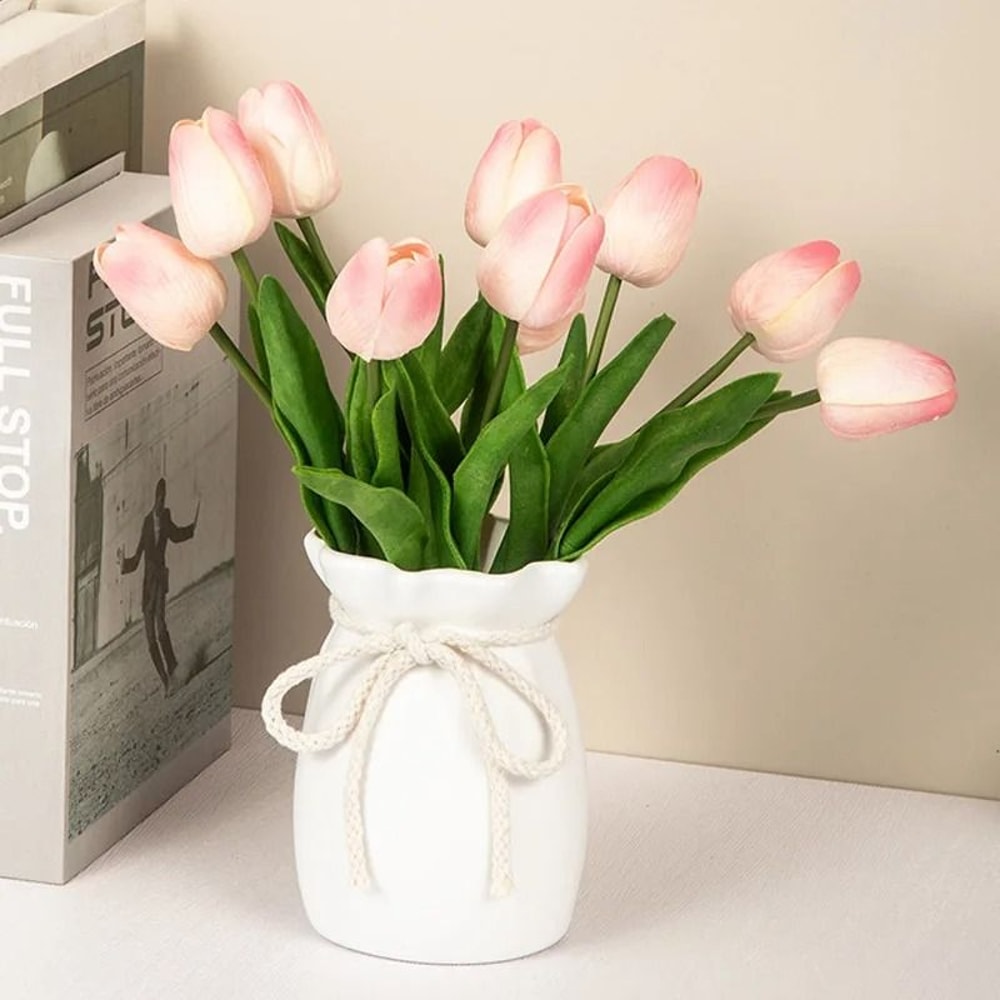 Bow Design Modern Nordic Decorative Plastic Vase 4