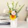 Bow Design Modern Nordic Decorative Plastic Vase 5