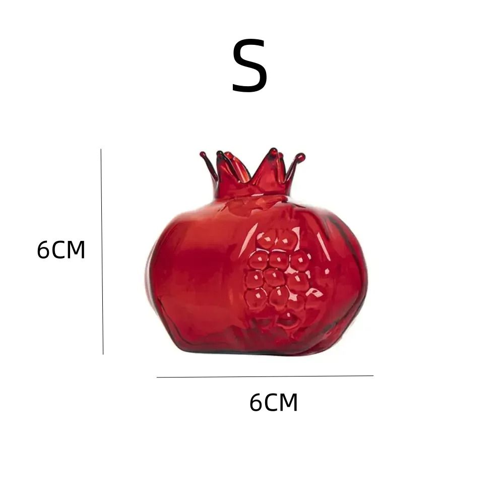 Mini Pomegranate Glass Hydroponic Vase And Desktop Planter 6