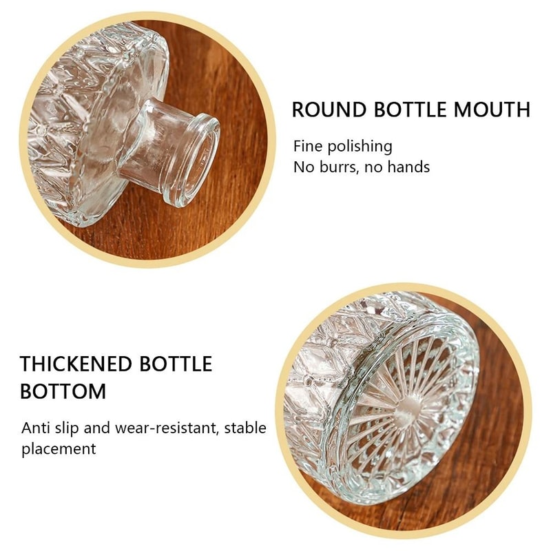 Vintage French Clear Glass Tabletop Flower Pitcher 5