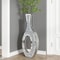 Contemporary Crushed Diamond Mirrored Floor Vase Collection 10