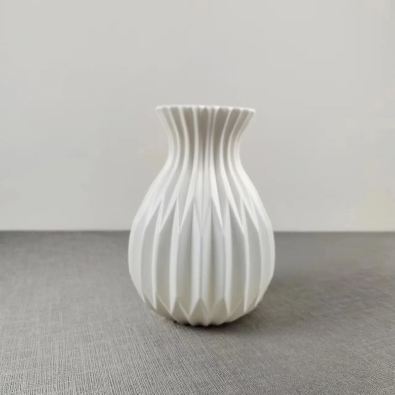 Modern Minimalist Imitation Ceramic Plastic Vase 7