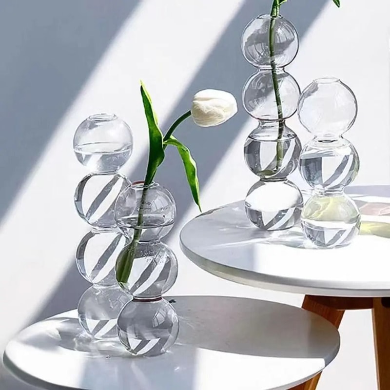 Romantic Spherical Glass Hydroponic Flower Pot 3