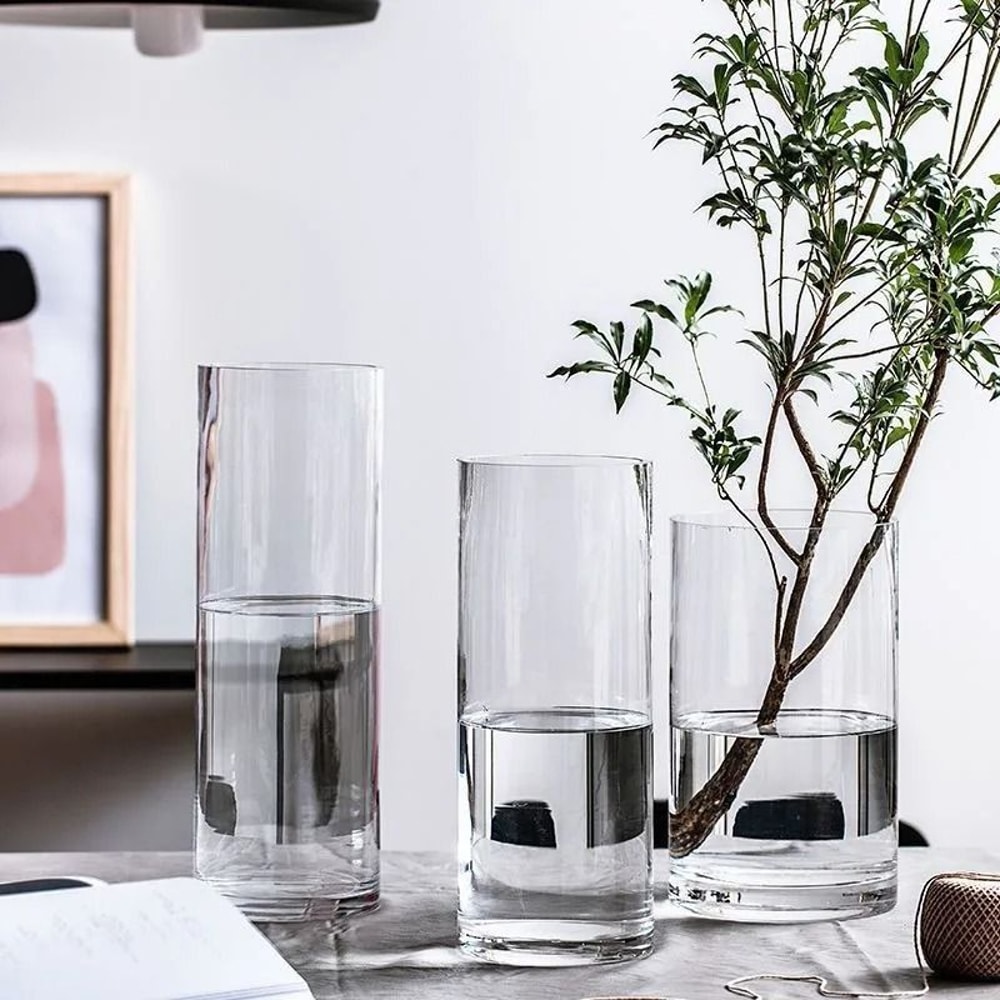 Desktop Glass Planter And Transparent Cylinder Vase 4